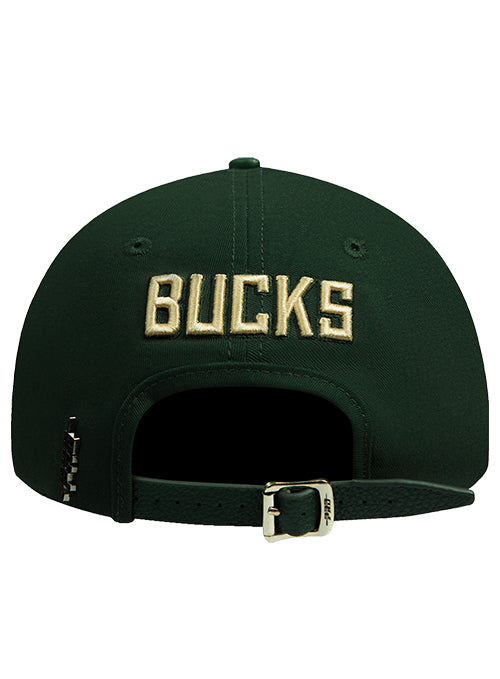 Women's Pro Standard Game Day Milwaukee Bucks Classic Dad Hat-back