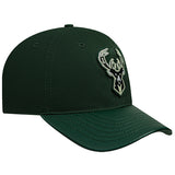 Women's Pro Standard Game Day Milwaukee Bucks Classic Dad Hat-angled right