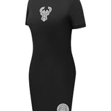 Women's Pro Standard Reverse Terry Milwaukee Bucks Bodycon T-Shirt Dress-angled front