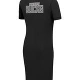 Women's Pro Standard Reverse Terry Milwaukee Bucks Bodycon T-Shirt Dress-angled back