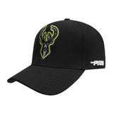 Pro Standard High Visibility Milwaukee Bucks Pinch Front Adjustable Hat-left