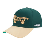 Pro Standard Souvenir Milwaukee Bucks Pinch Front Adjustable Hat-left