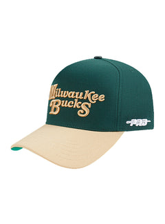 Pro Standard Souvenir Milwaukee Bucks Pinch Front Adjustable Hat-left