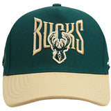 Pro Standard Concert Tour Milwaukee Bucks Pinch Front Adjustable Hat-front