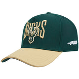 Pro Standard Concert Tour Milwaukee Bucks Pinch Front Adjustable Hat-angled left