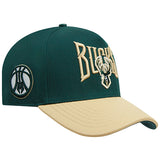 Pro Standard Concert Tour Milwaukee Bucks Pinch Front Adjustable Hat-angled right