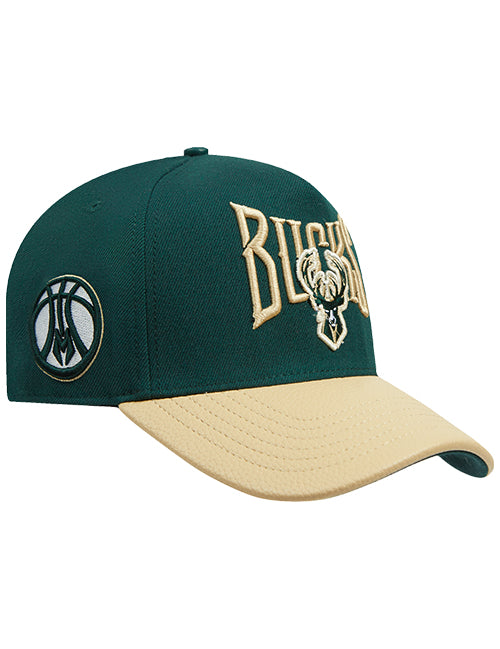 Pro Standard Concert Tour Milwaukee Bucks Pinch Front Adjustable Hat-angled right