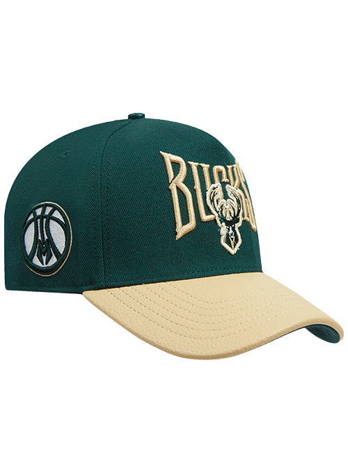 Pro Standard Concert Tour Milwaukee Bucks Pinch Front Adjustable Hat-angled right