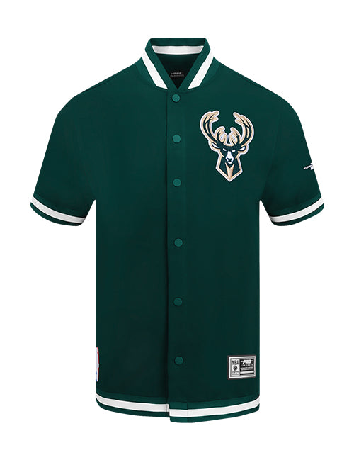 Pro Standard Souvenir Milwaukee Bucks Warm Up Jacket-front