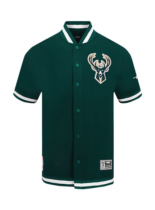 Pro Standard Souvenir Milwaukee Bucks Warm Up Jacket-front