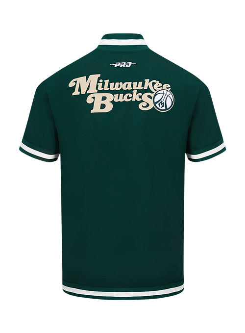 Pro Standard Souvenir Milwaukee Bucks Warm Up Jacket-back