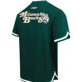 Pro Standard Souvenir Milwaukee Bucks Warm Up Jacket-angled back