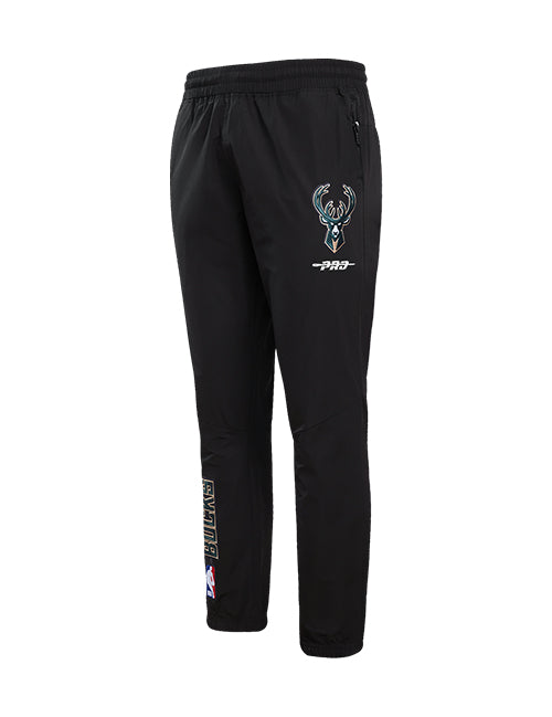 Pro Standard Woven Wind Milwaukee Bucks Jogger-angled front