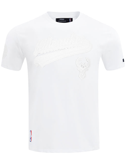 Pro Standard White Out Milwaukee Bucks T-Shirt
