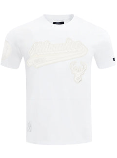 Pro Standard White Out Milwaukee Bucks T-Shirt