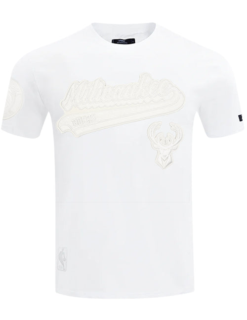 Pro Standard White Out Milwaukee Bucks T-Shirt