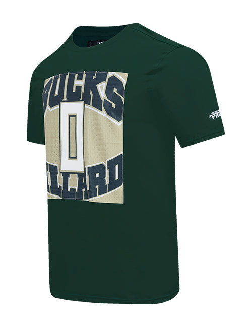 Pro Standard Made To Play Damian Lillard Milwaukee Bucks T-Shirt-angled front