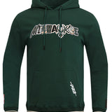 Pro Standard Ransom Milwaukee Bucks Hooded Sweatshirt-front