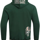 Pro Standard Ransom Milwaukee Bucks Hooded Sweatshirt-back