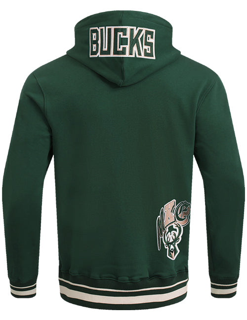 Pro Standard Ransom Milwaukee Bucks Hooded Sweatshirt-back