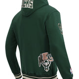 Pro Standard Ransom Milwaukee Bucks Hooded Sweatshirt-angled back