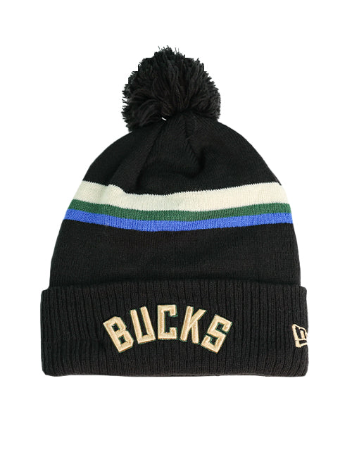 New Era 2022 Statement Edition Milwaukee Bucks Knit Hat-front