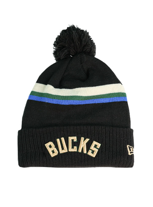 New Era 2022 Statement Edition Milwaukee Bucks Knit Hat-front