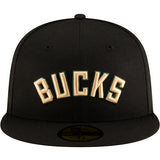 New Era 2022 Statement Edition 59Fifty Milwaukee Bucks Fitted Hat-front
