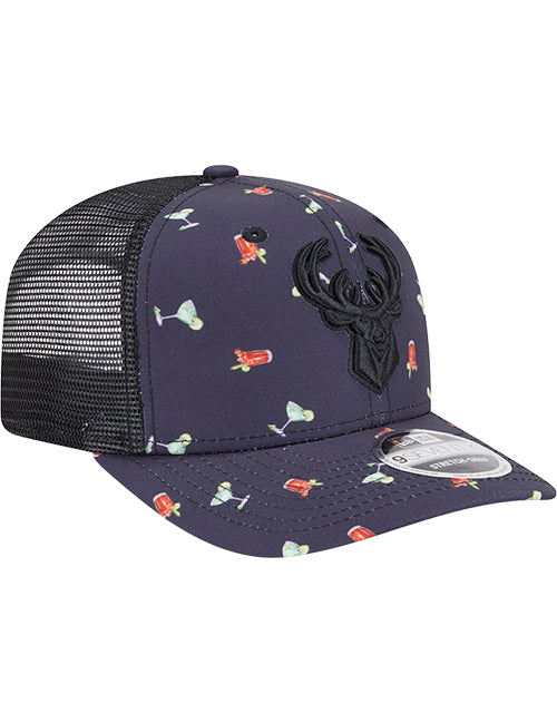 New Era 9Seventy Party Milwaukee Bucks Adjustable Hat-right