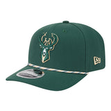 Youth New Era 9Seventy Multi Rope Milwaukee Bucks Snapback Hat-left