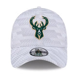 Toddler New Era 39Thirty Graded Milwaukee Bucks Flex Hat-front