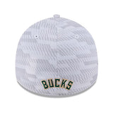 Toddler New Era 39Thirty Graded Milwaukee Bucks Flex Hat-back