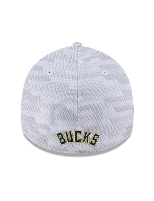 Toddler New Era 39Thirty Graded Milwaukee Bucks Flex Hat-back