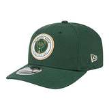 Youth New Era 9Seventy Circle Patch Milwaukee Bucks Snapback Hat-left