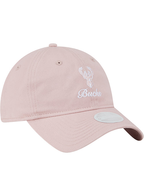 Women's New Era 9Twenty Preppy Milwaukee Bucks Adjustable Hat-right