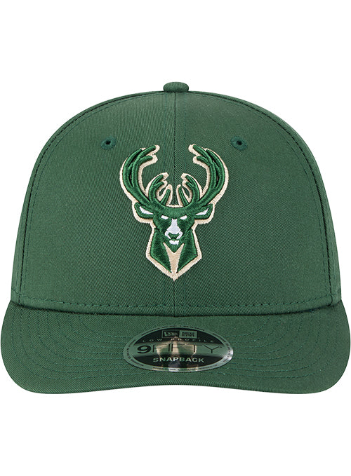 New Era 9Fifty Icon OTC Milwaukee Bucks Snapback Hat-front