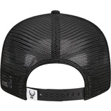 New Era 9Fifty Tonal Trucker Milwaukee Bucks Snapback Hat-BACK