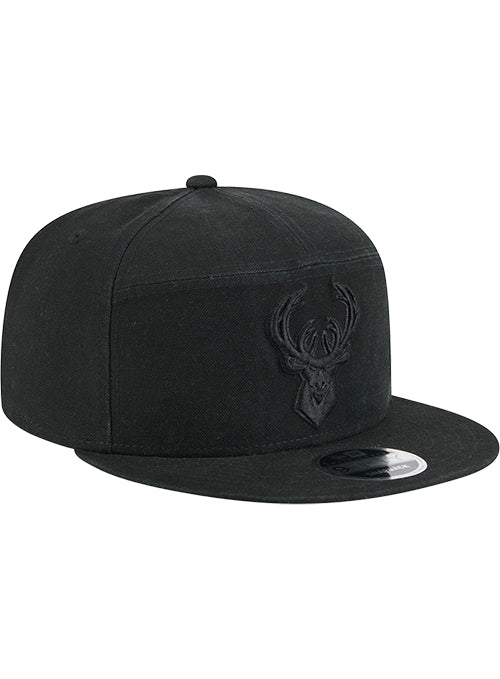 New Era 9Fifty Split Panel Milwaukee Bucks Snapback Hat-right