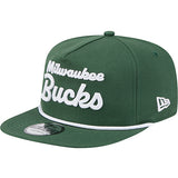 New Era Golfer Green Milwaukee Bucks Snapback Hat-left
