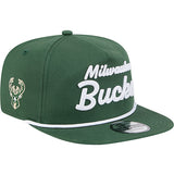 New Era Golfer Green Milwaukee Bucks Snapback Hat-right