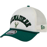 New Era 9Forty Chrome Milwaukee Bucks Snapback Hat-left