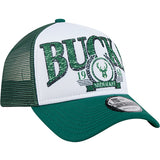 New Era 9Forty Foam Distress Milwaukee Bucks Adjustable Hat