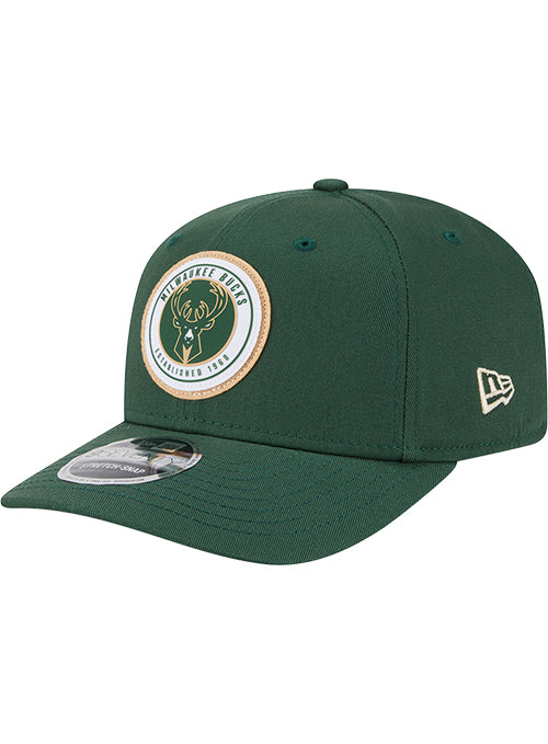 New Era 9Seventy Circle Patch Milwaukee Bucks Adjustable Hat-left