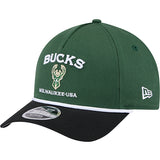 New Era 9Forty Two Tone Rope Milwaukee Bucks Adjustable Hat-left