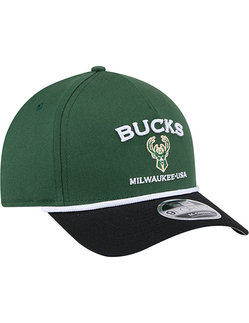 New Era 9Forty Two Tone Rope Milwaukee Bucks Adjustable Hat-right