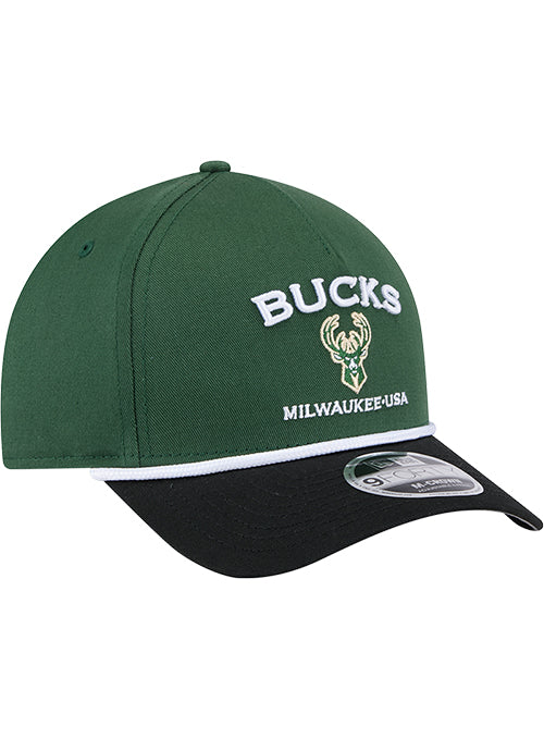 New Era 9Forty Two Tone Rope Milwaukee Bucks Adjustable Hat-right