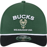 New Era 9Forty Two Tone Rope Milwaukee Bucks Adjustable Hat-front