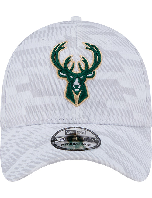 New Era 39Thirty Graded Milwaukee Bucks Flex Fit Hat-front