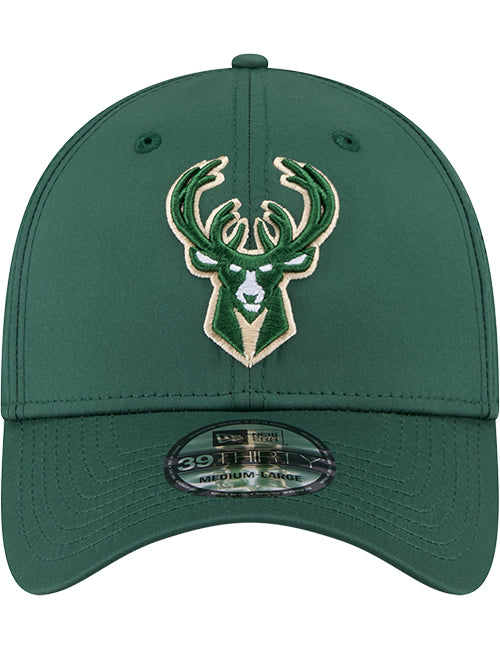 New Era 39Thirty Performance Milwaukee Bucks Flex Hat-front