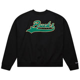 Mitchell & Ness HWC '68 Oversweep Milwaukee Bucks Crew Sweatshirt-back